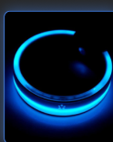 Blue LED wristband